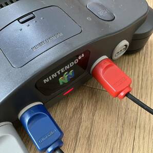 ニンテンドー64 本体 コントローラー セット／Nintendo 任天堂 通電確認済みの画像6