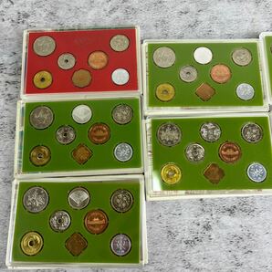 敬老貨幣セット 7点セット おまとめ 平成7年～平成11年 1995～1999 大蔵省造幣局 まとめ 銀メダル の画像3