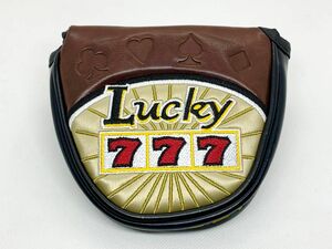 新品　オデッセイODYSSEY Lucky 777 マレットタイプ　パターカバー　センターシャフト対応可能
