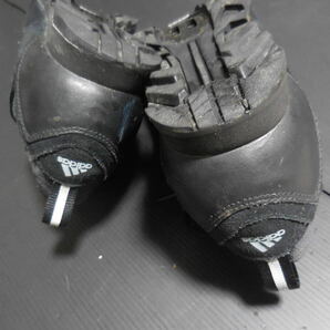 【訳あり】adidas アディダス ビンディングシューズ Minrett Shoes UK7 JAN25.5㎝  black 79956の画像5
