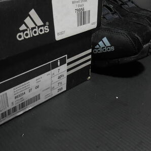 【訳あり】adidas アディダス ビンディングシューズ Minrett Shoes UK7 JAN25.5㎝  black 79956の画像10