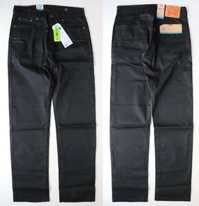 定価7500 新品 リーバイス 00505-1876 W28 L32 505 レギュラーストレート ブラック MINERAL BLACK COOL ストレッチツイル LEVIS ☆