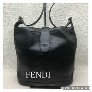 FENDIオールドフェンディ　ヴィンテージ　ショルダーバッグ　バケツ　ズッカ