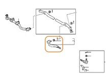 トヨタ クラウン 130系 13クラウン GS130,JZS13#, LS130/131,UZS131 新品 純正 タイロッドSUB-ASSY 左右セット 駆動 マジェスタ T0521-2_画像2