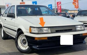 トヨタ カローラ レビン AE86 未使用 純正 1985-1987 ヘッドランプ ユニット 右 ライト フロント E00076-2