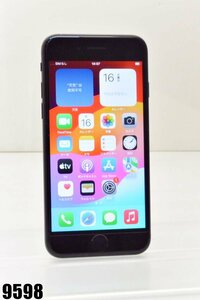 [ジャンク] au SIMロック解除済 Apple iPhoneSE(第2世代) 64GB ブラック MX9R2J/A[バッテリー故障表示 83%][9598]