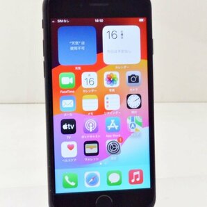 [ジャンク] au SIMロック解除済 Apple iPhoneSE(第2世代) 64GB ブラック MHGP3J/A[バッテリー故障表示 88%][9599]の画像1