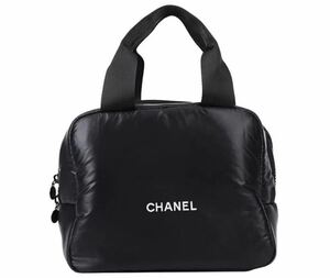 新品未使用　シャネルノベルティミニバッグ ミニボストン ブラック CHANEL 化粧ポーチ　黒