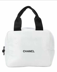 新品未使用　シャネルノベルティ　ミニバッグ ミニボストン ホワイト CHANEL 化粧ポーチ　白