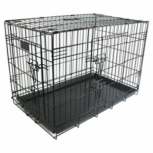  small / medium sized dog pet cage construction easy folding tray attaching small size dog medium sized dog chihuahua . dog pet house Circle gauge kennel 