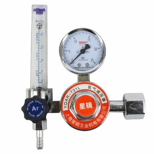 TIG溶接用 アルゴン調整器 圧力調整器 アルゴンガスメーター ガス流量計 圧力調節器 工業用 ガスフローメーター レギュレータ