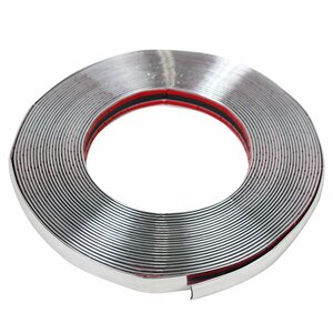 [ width 22mm length 15m ] plating lmolding both sides tape attaching plating silver molding protector door molding scratch prevention protection 5m 10m