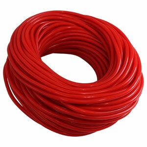 1m~ selling by the piece correspondence! silicon hose thickness 2mm inside diameter 4mm 4φ 4 pie red red radiator hose coolant hose pipe tube 