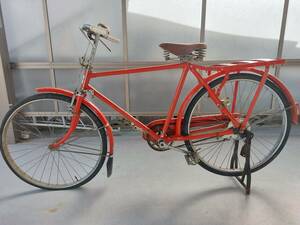 BS mail bicycle post office retro red bicycle 26 -inch Bridgestone made 