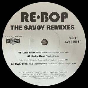 Various - Re-Bop: The Savoy Remixes 2LP / Electronic / Jazz / Fusion / Contemporary Jazz / Garage House / hip hopの画像5