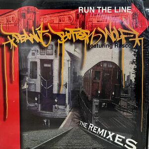 Peanut Butter Wolf - Run The Line (The Remixes) 激レア 12inch DJ CELORY LORD FINESS アングラ