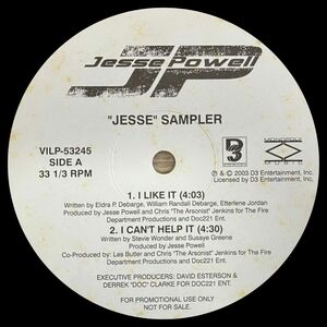 【即決価格】Jesse Powell - Jesse Sampler / I Like It / cover / JOMANDA / DE BARGE / 人気盤 / 同ネタ / 大ネタ