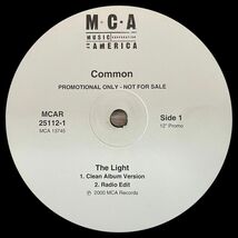 【即決価格】Common - The Light / Original US Promo / MCA Records / 2000 / 激レア / 人気盤 / BOBBY CALDWELL OPEN YOUR EYES / 大ネタ_画像1