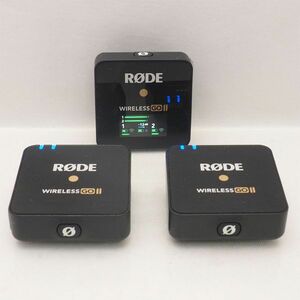 RODE ロード Wireless go II セット 受信機 x 1 送信機 x 2 マイク ワイヤレス ゴー2 管17002