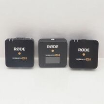 RODE ロード Wireless go II セット 受信機 x 1 送信機 x 2 マイク ワイヤレス ゴー2 管17054_画像2
