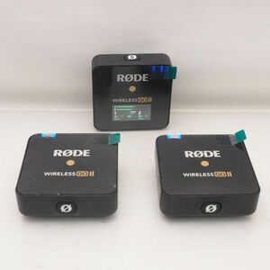 RODE ロード Wireless go II セット 受信機 x 1 送信機 x 2 マイク ワイヤレス ゴー2 管17070