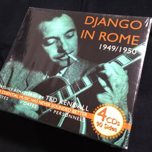★4枚組★Django in Rome 1949/1950 ジャンゴ・ラインハルト　ジャンゴ・インローマ　Django Reinhardt　Stphane Grappelli