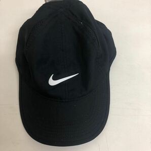 タグ付き NIKE ジュニア キャップ 739376010 ブラック 53-56センチの画像1