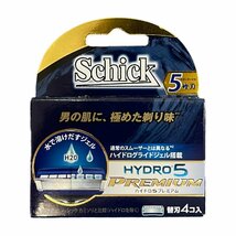 L4-416RL【未開封】Schick HYDRO5 PREMIUM ハイドロ5 プレミアム 5枚刃 替刃4個入 5箱セット_画像3