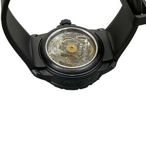 【中古品】Swatch /BLANCPAIN スウォッチ xブランパン コラボ 腕時計 ブラック デイト 自動巻 メンズ腕時計 箱、ケースあり L4-488REの画像4