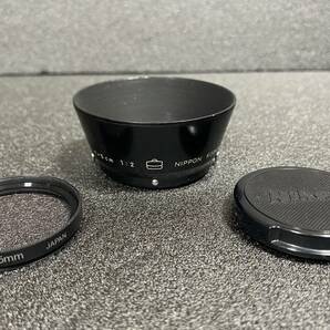 ★希少フード付★ ニコン Nikon NIKKOR-H 50mm F2 L39 黒帯 の画像10