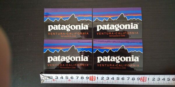 パタゴニア patagonia ロゴステッカー 4枚セット