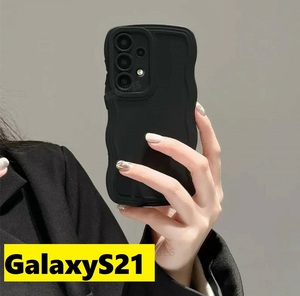 GalaxyS21 ウェーブエッジ なみなみ　可愛いケース　bb 