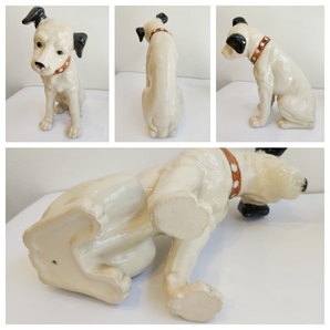 ニッパー犬  VICTOR  ビクター犬  まとめて 6体  昭和レトロ   アンティーク  陶器人形  コレクションの画像2