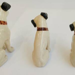 ニッパー犬  VICTOR  ビクター犬  まとめて 6体  昭和レトロ   アンティーク  陶器人形  コレクションの画像7