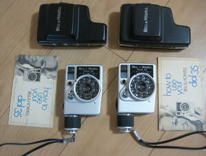 ★キャノン / ダイヤル 35 / Bell & Howell Dial 35 / Canon Dial 35-2 極上美品 / 2台セット!! ケース / 取説★