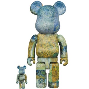 BE@RBRICK Van GoghCountry Road in Provenceby Night 100％ & 400％ ベアブリック ファン ゴッホ 糸杉と星の見える道