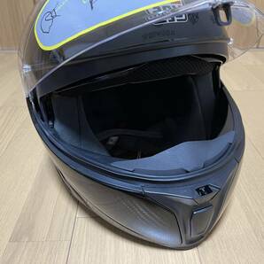 限定!日本正規品!定価14.8万円!agv SPORTMODULAR スポーツモジュラー アジアンフィット XL カーボン システム ROOF Airoh ノーラン SIMPSONの画像5