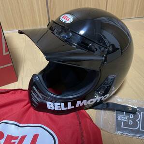 新品!5.2万円!Bell Moto3 ブラック 黒 オフロード ヘルメット M 限定 別注 Bullitt SHOEI ヴィンテージ グラムスター ROOF シンプソン AGVの画像2