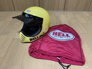 希少カラー!5.2万円!Bell Moto3 イエロー オフロード ヘルメット M 黄 限定 別注 Bullitt SHM SHOEI ヴィンテージ グラムスター シンプソン