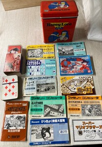 【②-D3】レトロ 詰め合わせ ファミコン説明書 トランプ おもちゃ ヴィンテージ コレクション