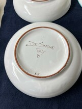 【②-D3】DE SIMONE デ・シモーネ イタリア製 皿 陶器_画像9