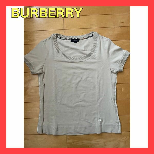 BURBERRY Tシャツ　ベージュ　2号