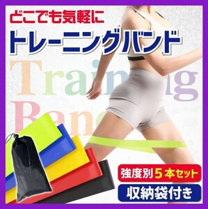 トレーニングチューブ トレーニングバンド 筋トレ ストレッチ セット エクササイズバンド ヨガ フィットネス 美尻 インナー ヒップアップ