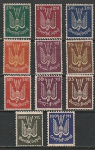  Germany 1922~23 year aviation stamp is to11 kind not yet 