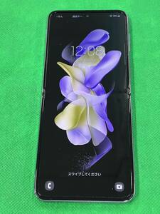 美品 SIMフリー Galaxy Z Flip4 SM-F721B Purple　[8G/128GB] 海外版