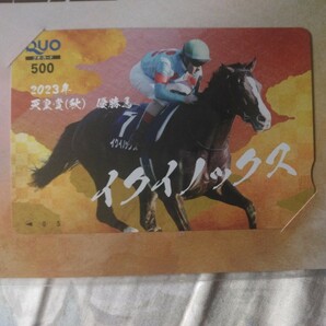 競馬クオカード ドウデュース、イクイノックス 500円×2 有馬記念キャンペーン賞品の画像2