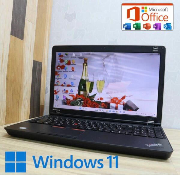 ★中古lenovoパソコン320GB★E520 Core i3-2310M カメラ Win11 Office ノートPC100