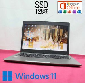 ★中古東芝パソコンSSD128GB★R634/M Core i3-4030U Win11 Office ノートPC105