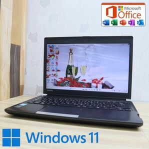 ★美品TOSHIBAパソコン500GB★R734/M Core i5-4310M Win11 MS Office ノートPC28