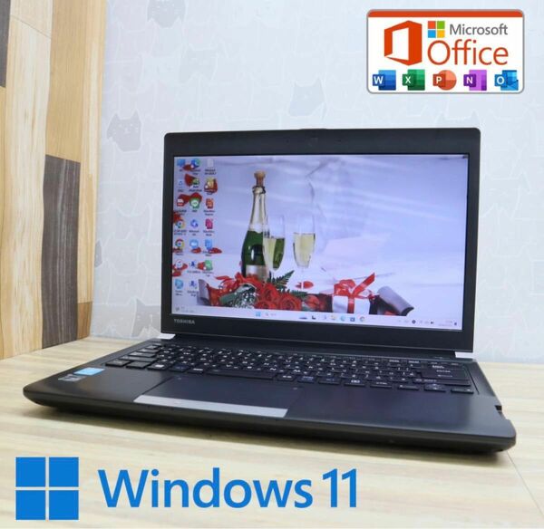 ★美品TOSHIBAパソコン500GB★R734/M Core i5-4310M Win11 MS Office ノートPC28